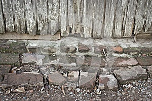 Shabby doorsteps