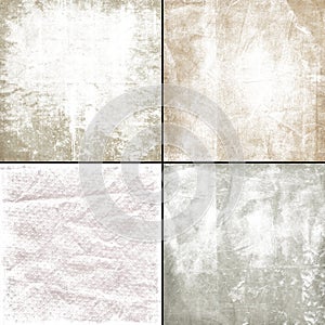 Shabby faded grungy textures