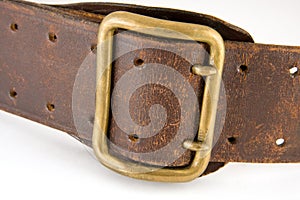 Shabby leather belt