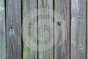 Shabby old fence of red-brown color, background of wooden boards, in the style of rustic, grunge