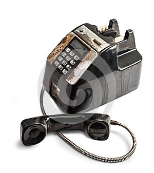 Shabby Outdated Telephone