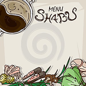 Shabu menu