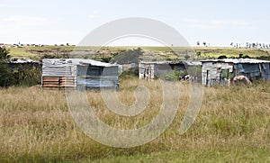 Shacks in Transkei South Africa