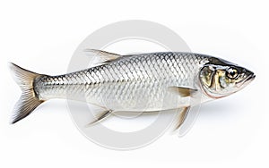 Shad fish isolated on transparent background.
