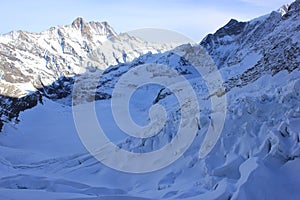 Shaddow and sun in the bernese oberland