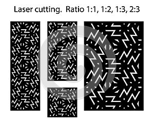 Shade screen, privacy fence template. Laser cut vector panel, screen, fence, divider. Cnc decorative pattern, jali photo