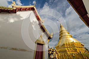 Shade and shadow of Thai Temple