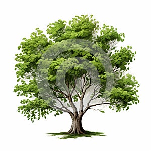 Shaded Tree Illustrations: Lifelike Renderings With Elegant Inking Techniques