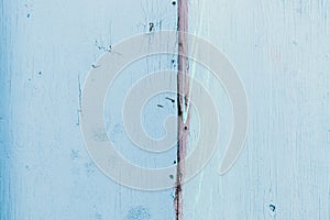 Shades of blue old wood wall background texture