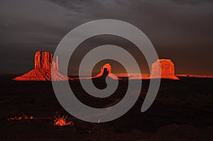 Shadow of Butte Monument Valley
