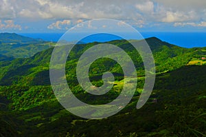 The Shadow of Clouds Fleet on the Mountains