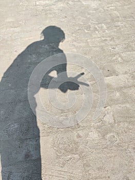 A shadow describes our self Anger photo