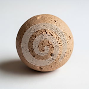 Shadow extends to one side highlighting its three dimensional