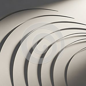 Shadow and light play across the forms emphasizing depth and motion