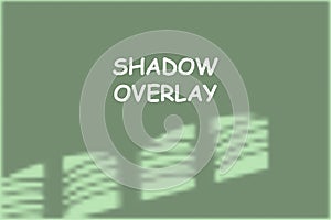 Shadow overlay background. windows shadow and ventilation hole backdrop