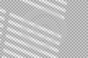 Shadow overlay light effect from window and jalousie, abstract sunlight on wall of room