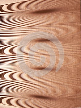 Shadow pattern of wavy lines