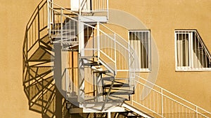 Shadow from a stairs