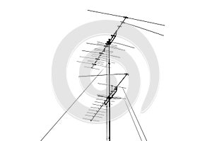 Shadow TV antenna