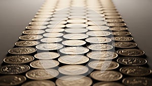 Shadows are cast on the surface below adding depth to the composition