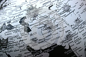 Shadows of Covid-19 on the world map