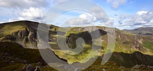 Shadows on Dale Head Crags