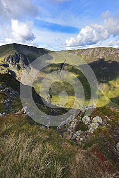 Shadows on Dale Head Crags