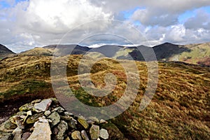 Shadows on the Lake District fells