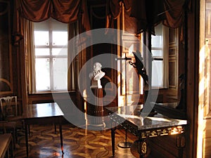 Shadows in the marble palace