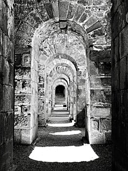 Shadows running over the ruins of Pergamon - RUINS - TURKEY