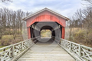 Shaeffer Campbell Covered Bridge photo