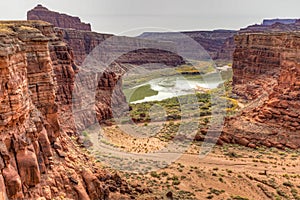 Shafer Canyon Dry Wash Meets the Colorado