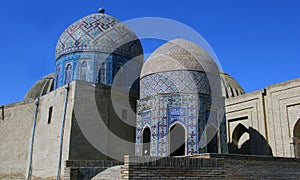 Shah-i-Zinda, a necropolis in Samarkand, Uzbekistan