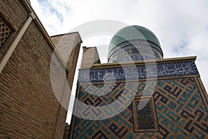 Shah-i-Zinda or Shohizinda The Living King in Samarkand, Uzbekistan,Central Asia