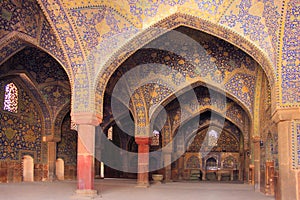 The Shah Mosque (Imam Mosque) on Naqsh-e Jahan Square in Isfahan city, Iran.