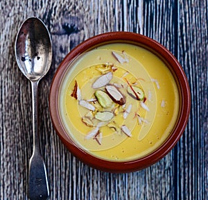 Shahi rabdi or Indian pudding