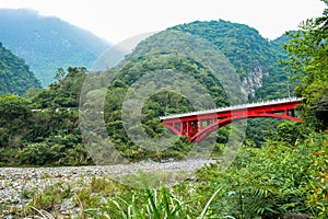 Shakadang Bridge in Taroko National Park, Taiwan