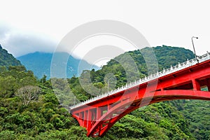 Shakadang Bridge in Taroko National Park, Taiwan