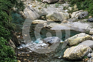 Shakadang trail and river