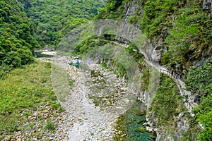 Shakadang Trail in Taroko National Park, Hualien, Taiwan