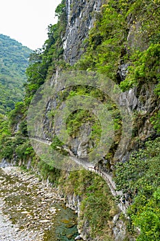 Shakadang Trail in Taroko National Park, Hualien, Taiwan