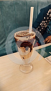 Shake juce cold coffee