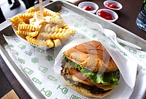 Shake shack burger