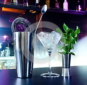 Shaker and bar inventory