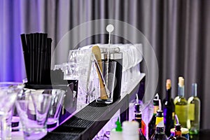 Shaker and bar inventory