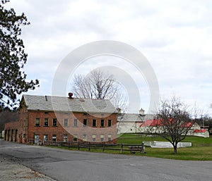 Shaker canning drying brick building Watervliet Albany NYS