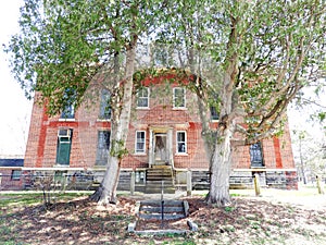 Shaker Trustee Building revised sanitarium and mental institution watervliet photo