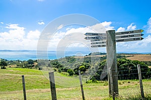 Shakespear Regional Park, Auckland Region, New Zealand.