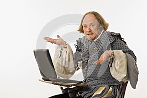 Shakespeare with computer.