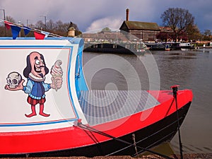 Shakespeare Ice Cream Boat